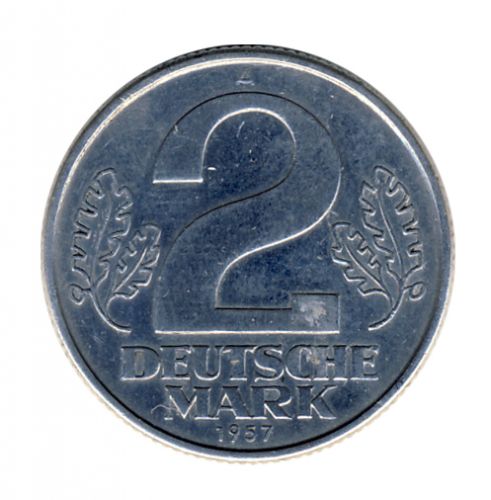 DDR 1957 J.1515 2 Mark Kursmnze ss
