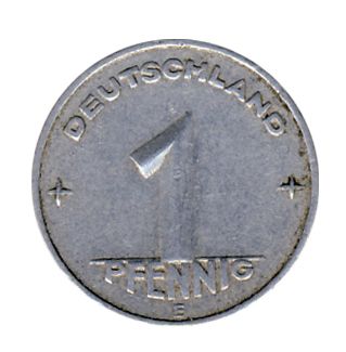DDR 1952 J.1505 1 Pf Kursmnze Prgesttte: E ss