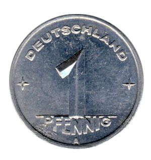 DDR 1948 J.1501 1 Pf Kursmnze Prgesttte: A vz-st