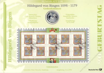 BRD 1998 Numisblatt 2/1998 