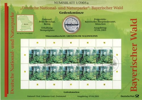 BRD 2005 Numisblatt 1/2005 