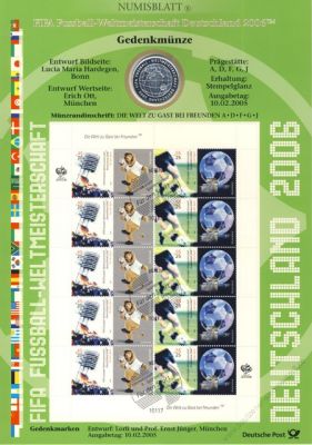 BRD 2005 Numisblatt FWM/2005 