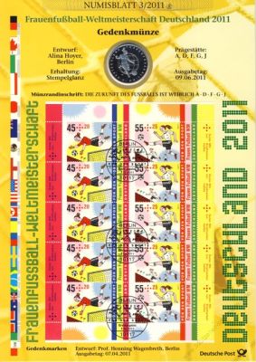 BRD 2011 Numisblatt 3/2011 