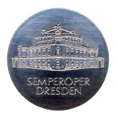 DDR 1985 J.1600 10 Mark Semperoper Dresden st