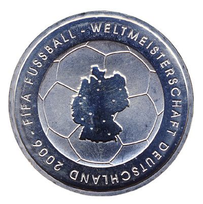 BRD 2003 J.499 10 Euro Fuball-WM-Deutschland 2006 Prgesttte: J st