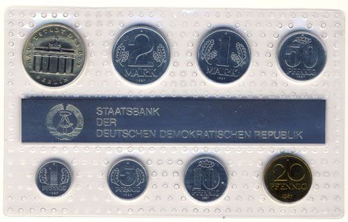 DDR 1987 Kursmnzensatz st (Export)