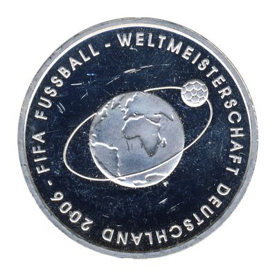 BRD 2004 J.504 10 Euro Fuball-WM-Deutschland 2006 Prgesttte: D st