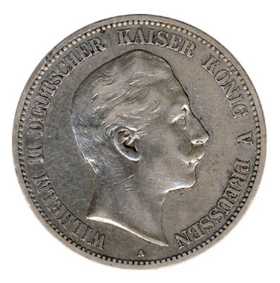 Preussen 1898 A J.104 5 Mark Wilhelm II. (1888-1918) ss