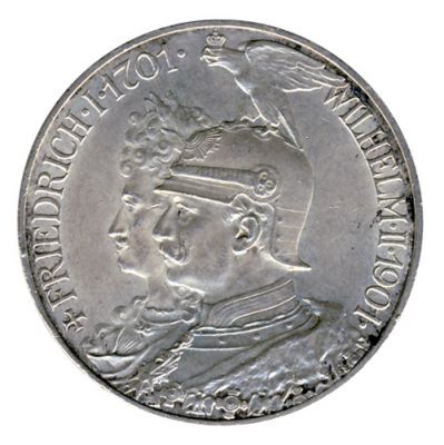 Preussen 1901 J.106 5 Mark 200 Jahre Knigreich vz-st
