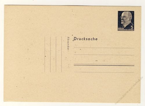 DDR Nr. PP008 A2/003 * Drucksache blanko