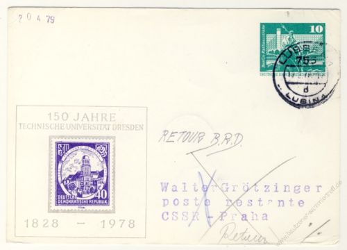 DDR Nr. PP016 C2/005a o 150 Jahre TU Dresden