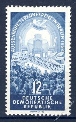 DDR 1954 Mi-Nr. 424 ** Viermächtekonferenz