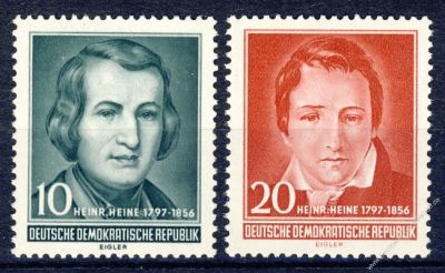 DDR 1956 Mi-Nr. 516-517 ** 100. Todestag von Heinrich Heine