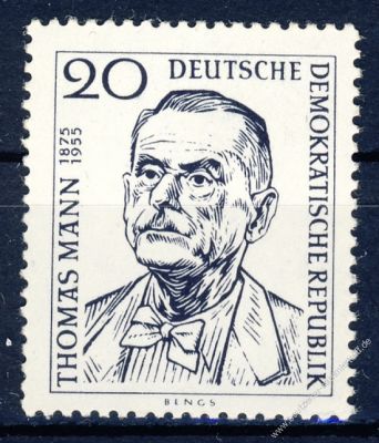 DDR 1956 Mi-Nr. 534 ** 1. Todestag von Thomas Mann