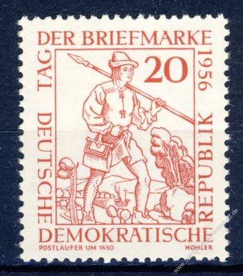 DDR 1956 Mi-Nr. 544 ** Tag der Briefmarke