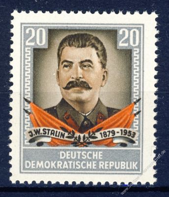 DDR 1954 Mi-Nr. 425 ** 1. Todestag Stalin