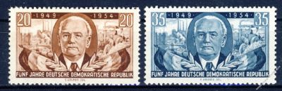 DDR 1954 Mi-Nr. 443-444 ** 5 Jahre DDR