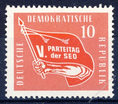 DDR 1958 Mi-Nr. 633 ** Parteitag der SED