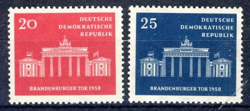 DDR 1958 Mi-Nr. 665-666 ** 10 Jahre Magistrat von Gro-Berlin