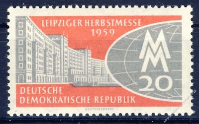 DDR 1959 Mi-Nr. 712 ** Leipziger Herbstmesse