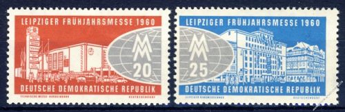 DDR 1960 Mi-Nr. 750-751 ** Leipziger Frhjahrsmesse