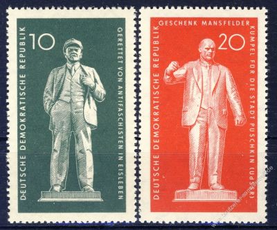 DDR 1960 Mi-Nr. 772-773 ** Lenin- und Thlmann-Denkmler