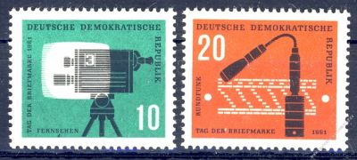 DDR 1961 Mi-Nr. 861-862 ** Tag der Briefmarke