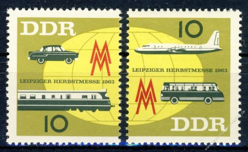 DDR 1963 Mi-Nr. 976-977 ** Leipziger Herbstmesse