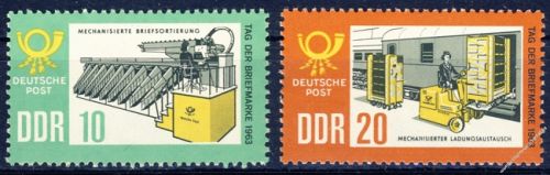 DDR 1963 Mi-Nr. 998-999 ** Tag der Briefmarke