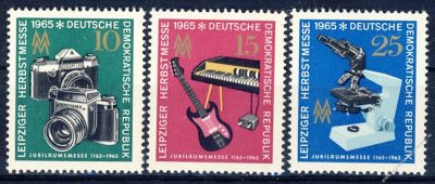 DDR 1965 Mi-Nr. 1130-1132 ** Leipziger Herbstmesse