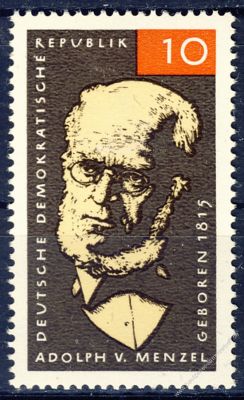 DDR 1965 Mi-Nr. 1146 ** 150. Geburtstag von Adolph von Menzel