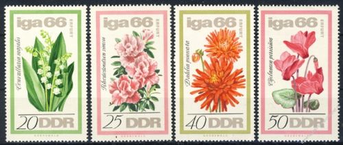 DDR 1966 Mi-Nr. 1189-1192 ** Internationale Gartenbau-Ausstellung (IGA) Erfurt