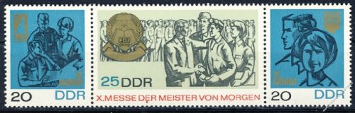 DDR 1967 Mi-Nr. 1320-1322 (ZD) ** Messe der Meister von morgen