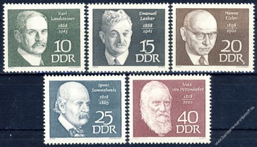 DDR 1968 Mi-Nr. 1386-1390 ** Berhmte Persnlichkeiten