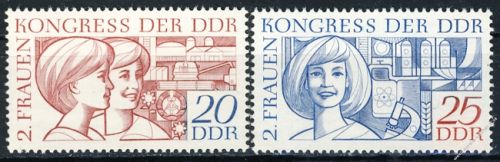 DDR 1969 Mi-Nr. 1474-1475 ** Nationaler Frauenkongress