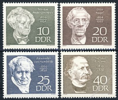 DDR 1969 Mi-Nr. 1440-1443 ** Berhmte Persnlichkeiten