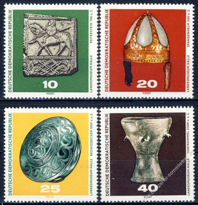 DDR 1970 Mi-Nr. 1553-1556 ** Archologische Funde