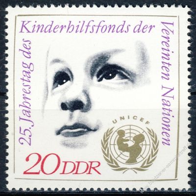 DDR 1971 Mi-Nr. 1690 ** 25 Jahre Kinderhilfsfonds der Vereinten Nationen