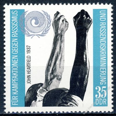 DDR 1971 Mi-Nr. 1702 ** Internationales Jahr gegen Rassismus