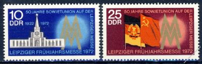 DDR 1972 Mi-Nr. 1743-1744 ** Leipziger Frhjahrsmesse