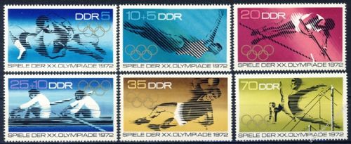 DDR 1972 Mi-Nr. 1753-1758 ** Olympische Sommerspiele