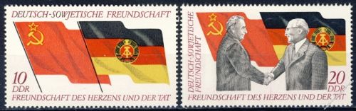 DDR 1972 Mi-Nr. 1759-1760 ** 25 Jahre Gesellschaft fr Deutsch-Sowjetische Freundschaft