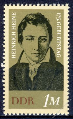 DDR 1972 Mi-Nr. 1814 ** 175. Geburtstag von Heinrich Heine