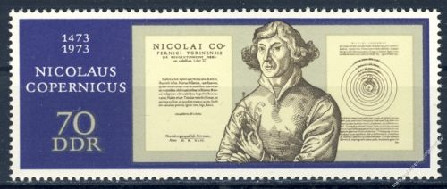 DDR 1973 Mi-Nr. 1828 ** 500. Geburtstag von Nikolaus Kopernikus