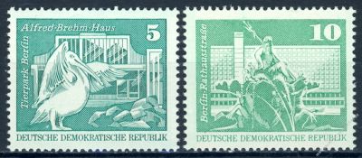 DDR 1973 Mi-Nr. 1842-1843 ** Aufbau in der DDR