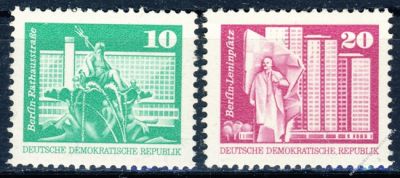 DDR 1973 Mi-Nr. 1868-1869 ** Aufbau in der DDR