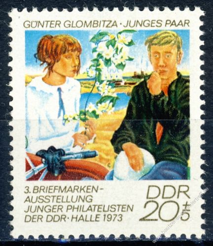DDR 1973 Mi-Nr. 1884 ** Briefmarkenausstellung junger Philatelisten der DDR