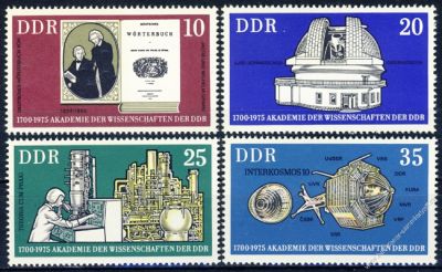 DDR 1975 Mi-Nr. 2061-2064 ** 275 Jahre Akademie der Wissenschaften