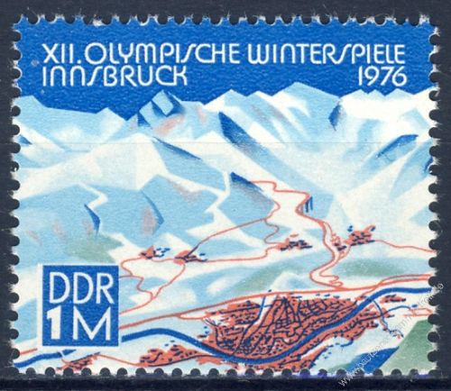 DDR 1975 Mi-Nr. 2105 ** Olympische Winterspiele