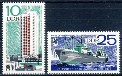DDR 1976 Mi-Nr. 2119-2120 ** Leipziger Frhjahrsmesse